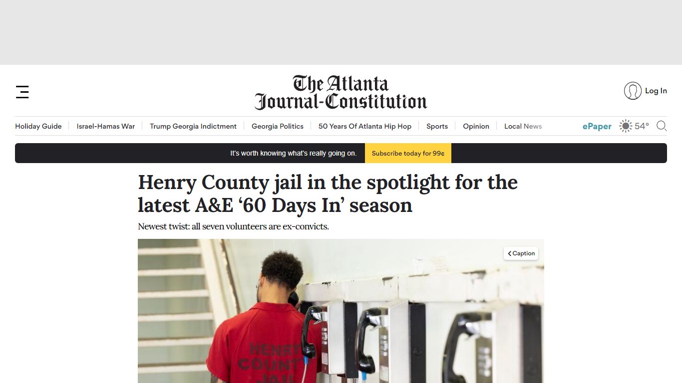 Henry County jail in the spotlight for the latest A&E ‘60 Days In’ season